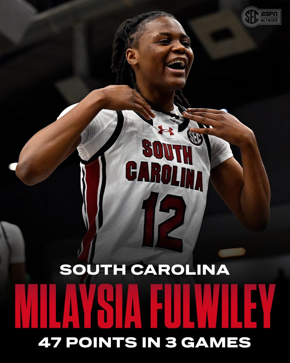 SECNetwork's tweet photo. MiLaysia Fulwiley is on another level 😮‍💨

@espnW | @GamecockWBB https://t.co/XOwscgBCIE