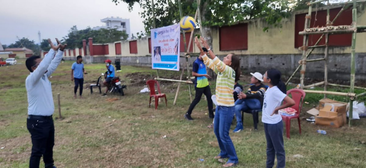 Three years ago, when BVL was just a concept on a white sheet of paper, she believed in us and supported us wholeheartedly. Yesterday, when she came down to witness her Kamarbandha team playing an away match at Bokaghat, it was a dream come true moment. Thank you @aparnapopat