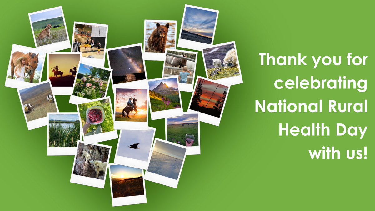 Thank you for joining us today in celebrating National Rural Health Day!  Check out what you missed: healthinfo.montana.edu/nrhd/ 

#nationalruralhealthday #nrhd #ruralhealth #nationalruralhealthday2023 #powerofrural #rural #montana #ruralmontana