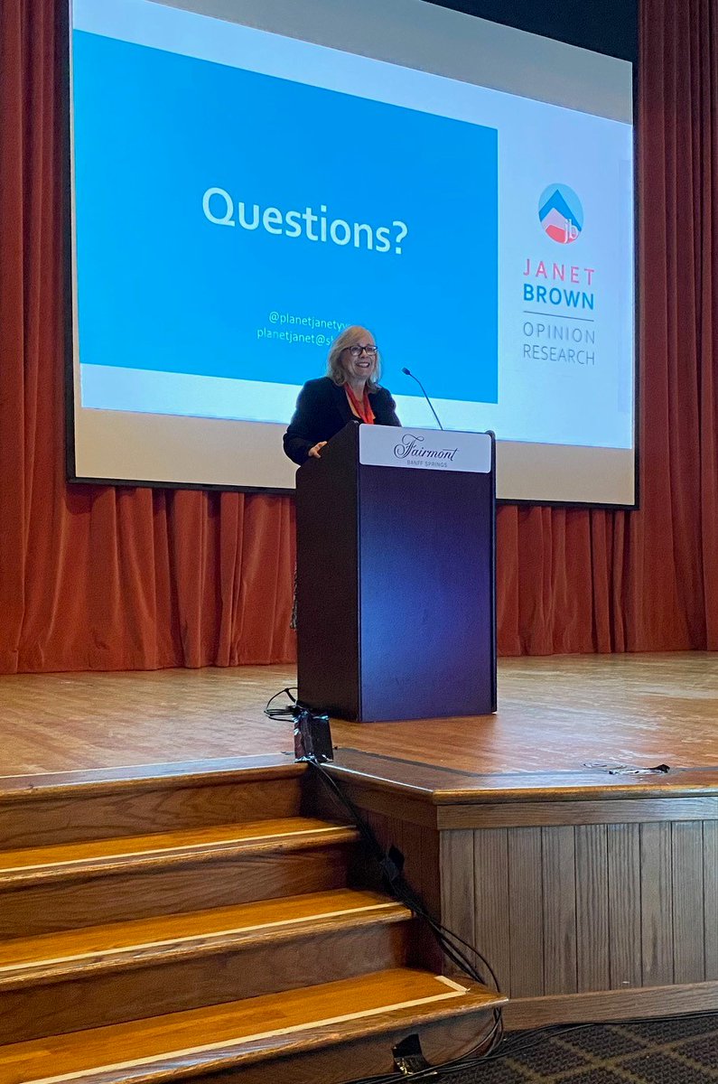 AB_Roadbuilders's tweet photo. The vote is in! @planetjanetyyc is once again a crowd pleaser at the 2023 ARHCA Convention in Banff! Thanks for dazzling us with your data and insights! #ableg #ARHCAcon #betterABroads https://t.co/8QtyCWOCSj
