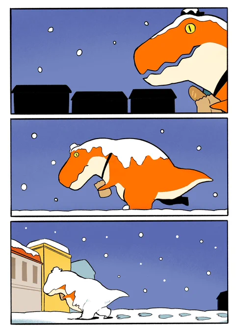 パパはきょうりゅう❄️ 2/2