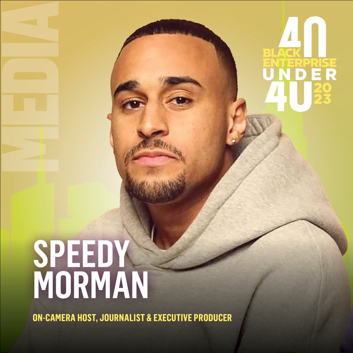 SpeedyMorman's tweet photo. 40 under 40, most influential. honored🤞🏽 https://t.co/vD2QNq5mlF