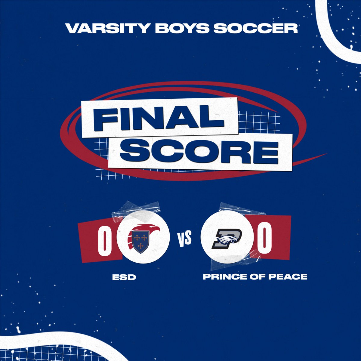 Another tie for boys soccer tonight! ⚽️