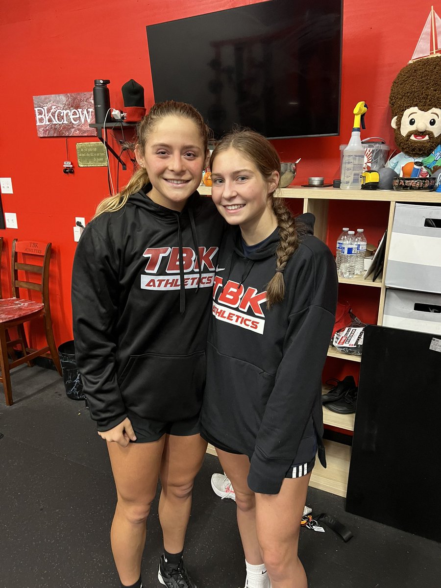 Two absolute STUDS💯⚽️
<a href="/ErinEwers/">Erin Ewers</a> <a href="/Jennah_Wanner/">Jennah Wanner 2025</a> 
Just another 530 AM training session, these two are relentless and driven to succeed. I am grateful to have them in the gym🙏🏻❤️#BKcrew #TBKathletics