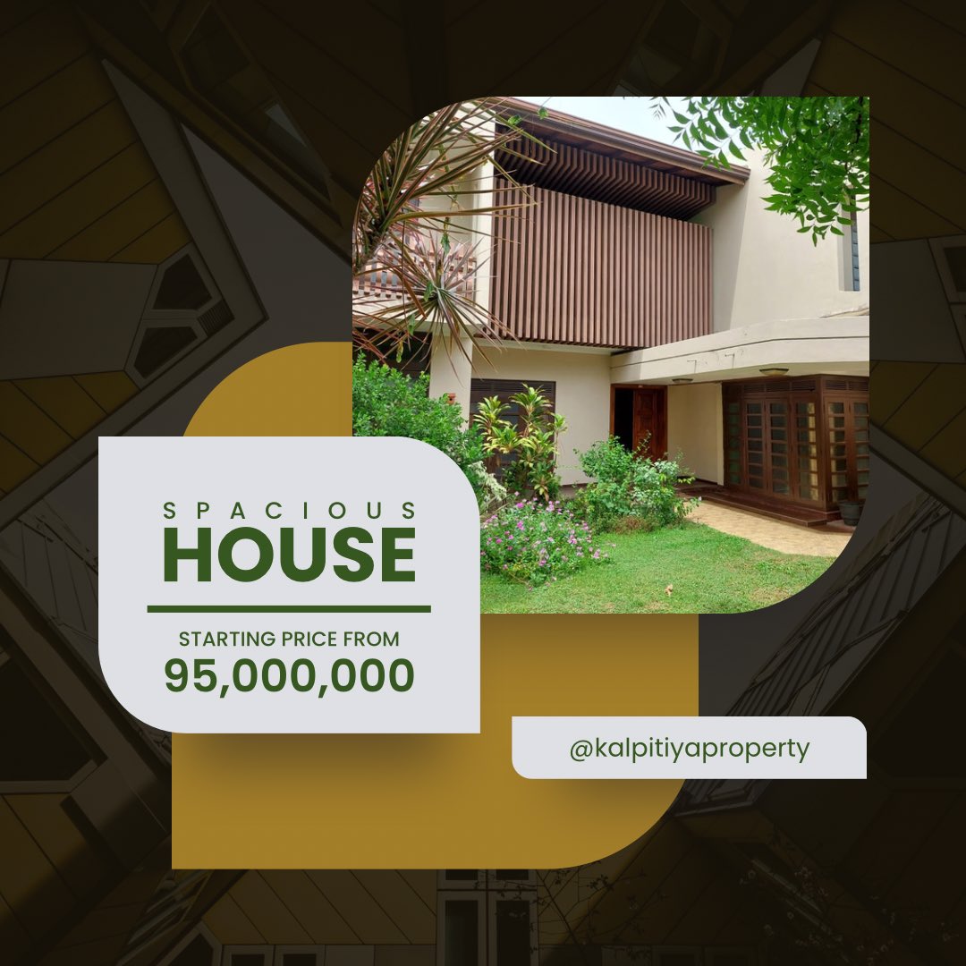 KalpitiProperty's tweet image. G-5562 | A spacious upstair house for sale in Dehiwala! 

Contact ￼071 100 8001
14.25 Perches | 4 Bedrooms | 3 Bathrooms ( 2 Attached)
Price LKR : 95 Million (Negotiable)

Location : Auburn side, Dehiwela

#superhouse #SpaciousLiving #Spacious #SpaciousHome #SpaciousBedrooms