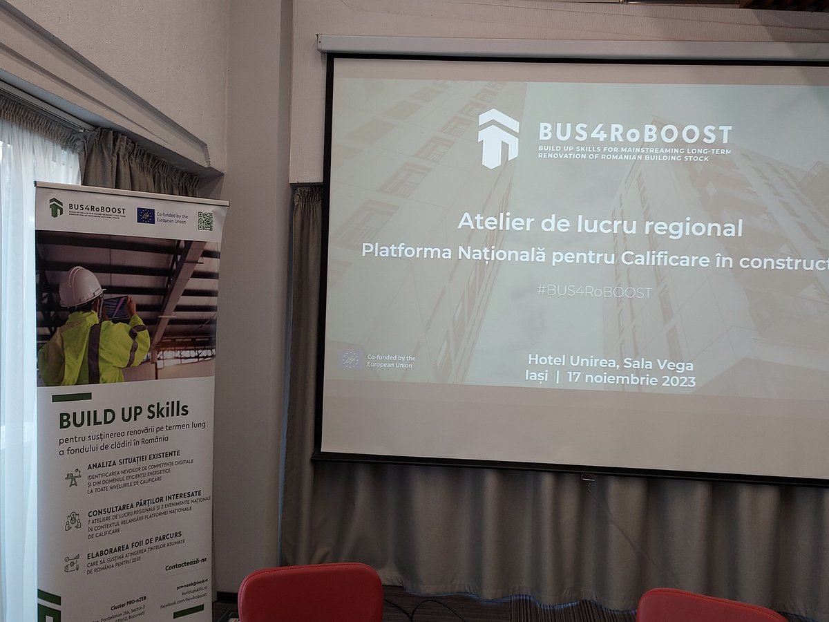 Suntem pregatiti pentru Atelierul de Lucru regional al proiectului  #BUS4RoBOoST.La #Iasi .

#buildupskills #energyefficiency #Romania