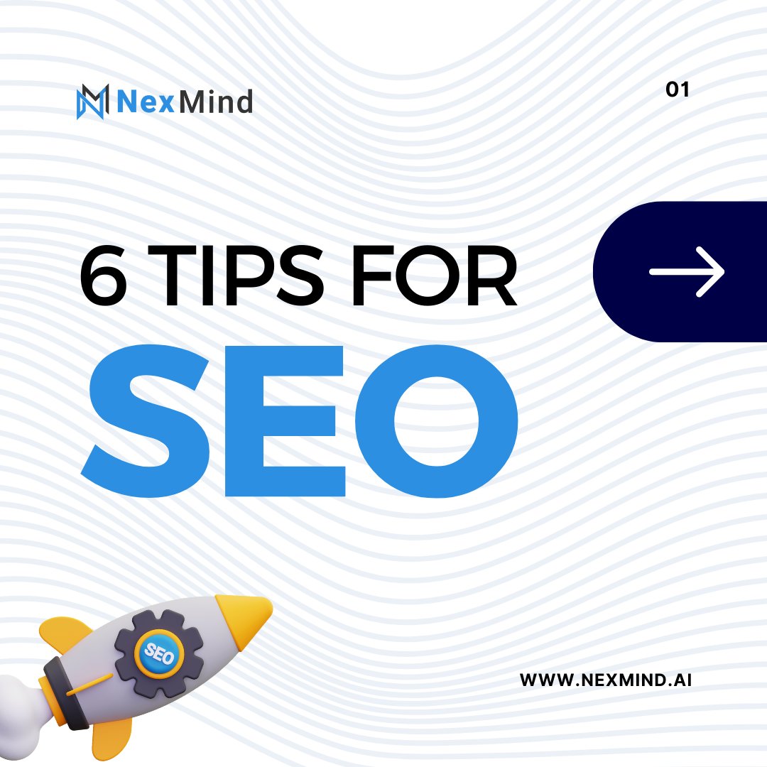 NexMind_AI's tweet photo. 👀Propel Your SEO Game with These Pro Tips! 🚀Let NexMind be your guide! 🔥

More Tips At: https://t.co/J4aSUh00uc

#SEO #DigitalMarketing #ranking #websitevisibility #seotips #NexMind #MarketingTips https://t.co/eflmtTRFdp