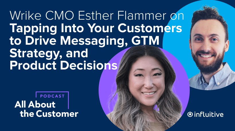 At Wrike, they look to their customers to dictate their messaging, go-to-market strategy, and even product decisions. In this episode with Wrike CMO Esther Flammer, we uncover exactly how they start everything with their customer. infl.tv/nlra
