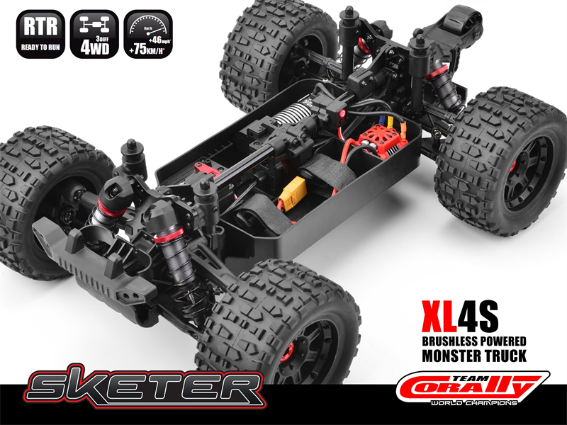 OBLHOBBY's tweet photo. ベルギーブランド　Team Corally 
Team Corally - SKETER - XL4S Monster Truck EP - RTR
＃TeamCorally
＃SKETER
＃OBLHOBBY https://t.co/9Af6HnkEar