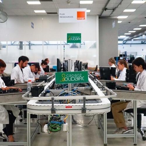 Orange lance le 1er circuit de recyclage 100% français qui emploie des personnes en situation de handicap limportant.fr/infos-le-choix… <a href="/orange/">Orange</a> #partenaire