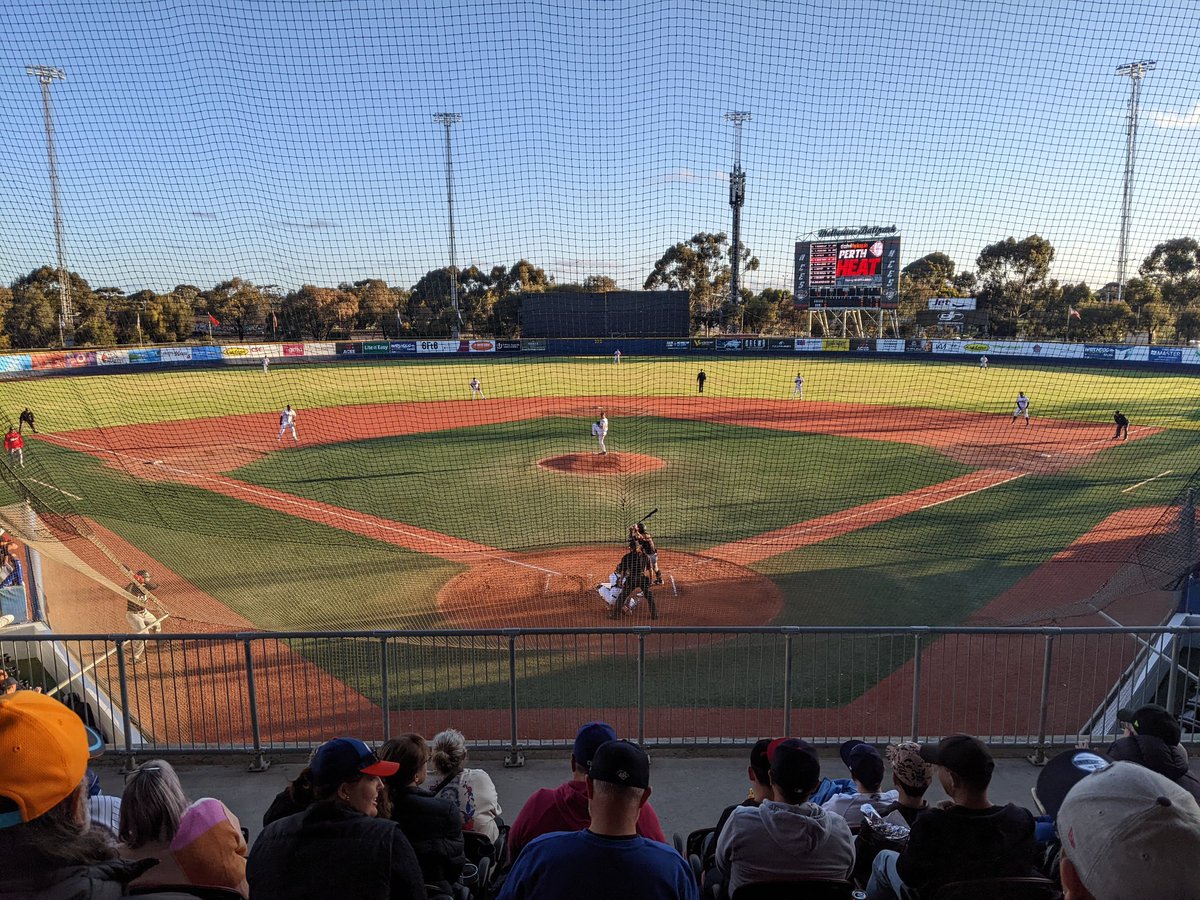Rhys Dunstan (@rhysadunstan87) on Twitter photo Beautiful night to start the <a href="/ABL/">Australian Baseball League</a> season. Melbourne Aces vs Perth Heat. Beautiful night to start the <a href="/ABL/">Australian Baseball League</a> season. Melbourne Aces vs Perth Heat.