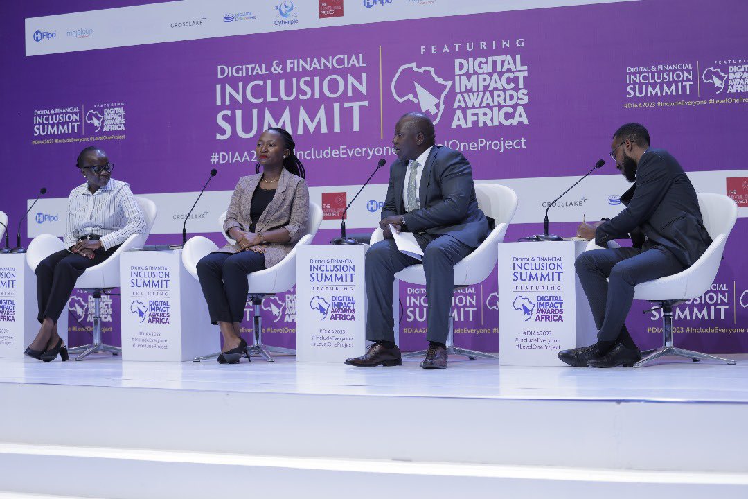 On going: 

Panel 3: Using FinTech to drive innovation and expand service to Diaspora, Developers, Businesses, High value at the Digital & Financial Inclusion Summit 2023 happening now at Serena Hotel. 
#DIAA2023 
#IncludeEveryone
#LevelOneProject