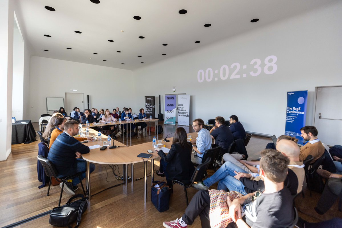 reg3conf's tweet photo. Soon on our website 📸 We are curating the photos of valuable dialogues and warm connections at this year's #Reg3Conf!
Bookmark https://t.co/8jKiZXXC8W to revisit this edition. You might just spot yourself in our gallery of crypto enthusiasts 👀
#NotADuck
#CryptoRegulation https://t.co/kRnbTLuBj3