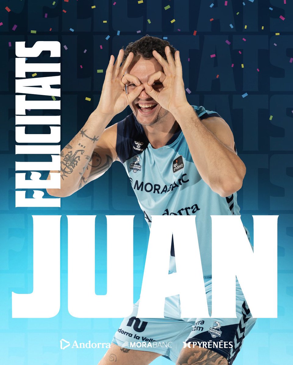 🎂🔝 Donem la benvinguda a un divendres marcat al calendari. En 'Juanillo' se'ns fa gran! 🙌🏻 𝗣𝗘𝗥 𝗠𝗢𝗟𝗧𝗦 𝗔𝗡𝗬𝗦 @juanrubioni‼️🥳 #JocDeGrans #MaiPor