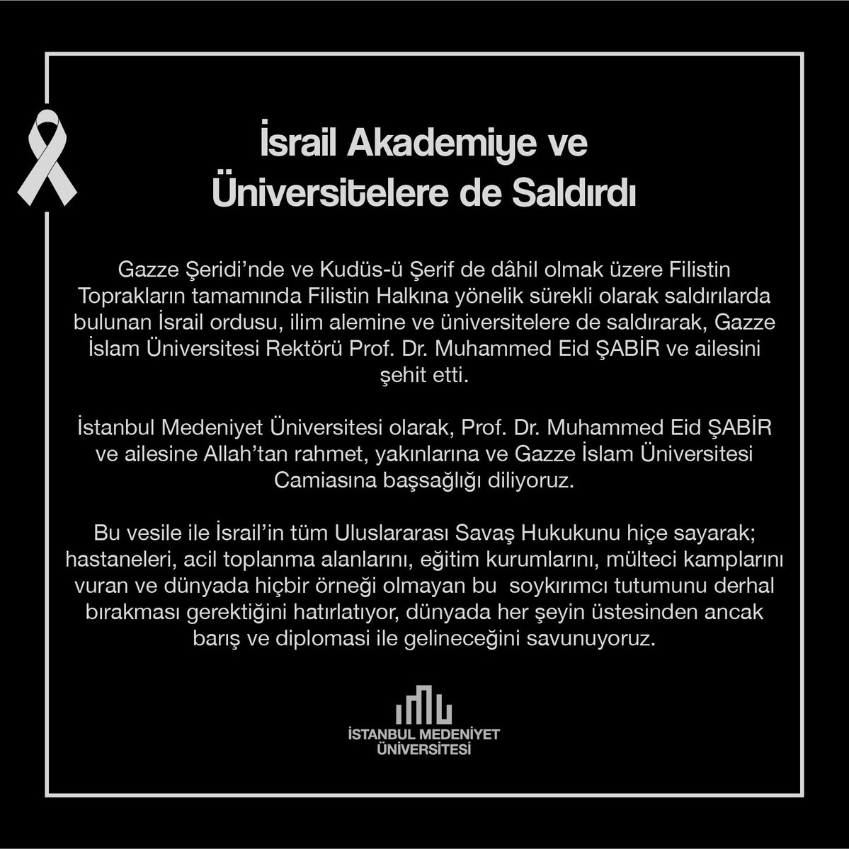 İstanbul Medeniyet Üniversitesi (@istmedeniyet) on Twitter photo 