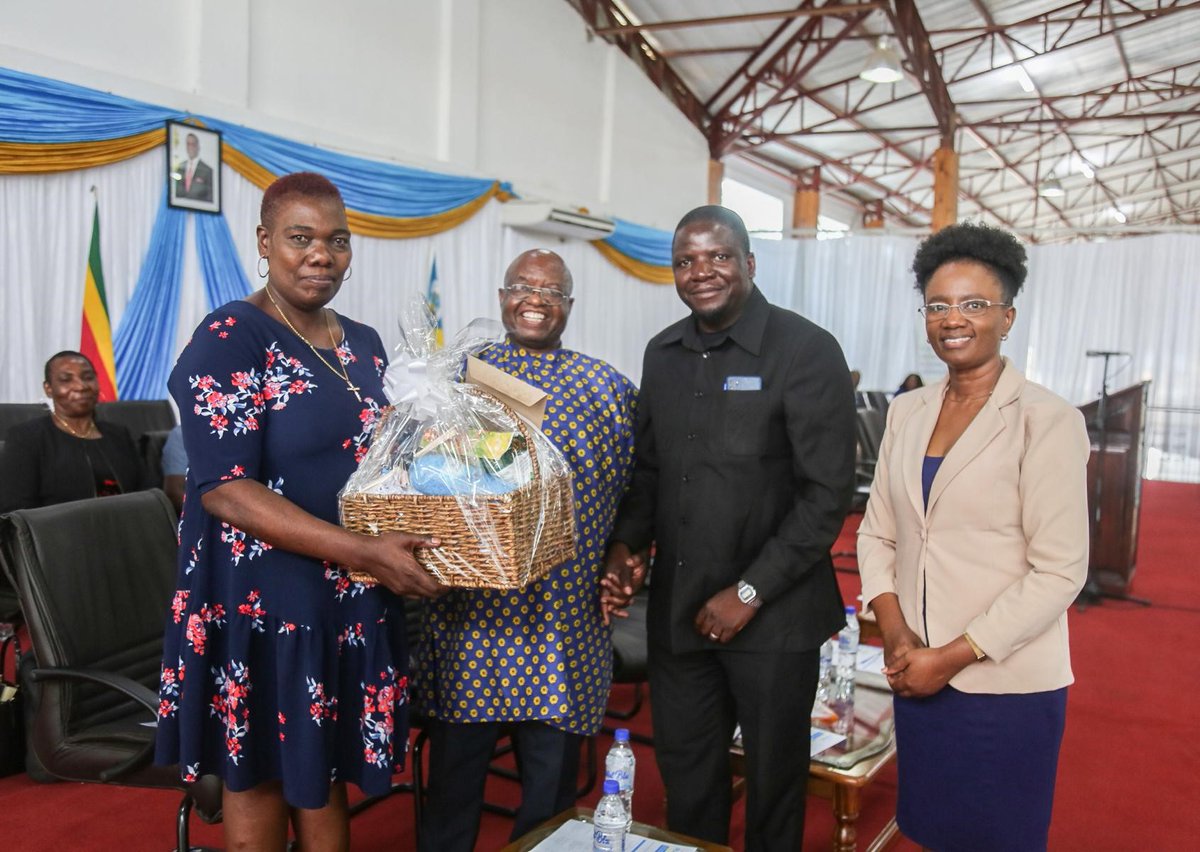 chivorep's tweet photo. "Instructional Technology essential for learners with disabilities. It must be Available, Accessible, Affordable, Adaptable, and of good quality"@ Prof Chataika,@MidlandsState  public lecture co-organized with @UNICEFZIMBABWE @TajudeenOyewale #InclusiveEducation #accessibility ' https://t.co/JV6K9mzf9G