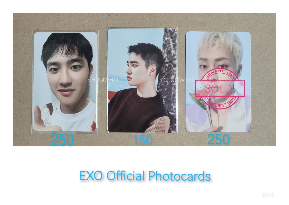 Its_chogiwhat's tweet photo. D.O. (Kyungsoo) Photocards

- Empathy PC
• 1 slot left
Price: 250 PHP
- SG 2017 Mini Calendar PC
• 1 slot left
Price: 150 PHP

See 📸 below ! #CHOGIWHATSELLS @weareoneEXO @companysoosoo_ https://t.co/SMU5adOS9A
