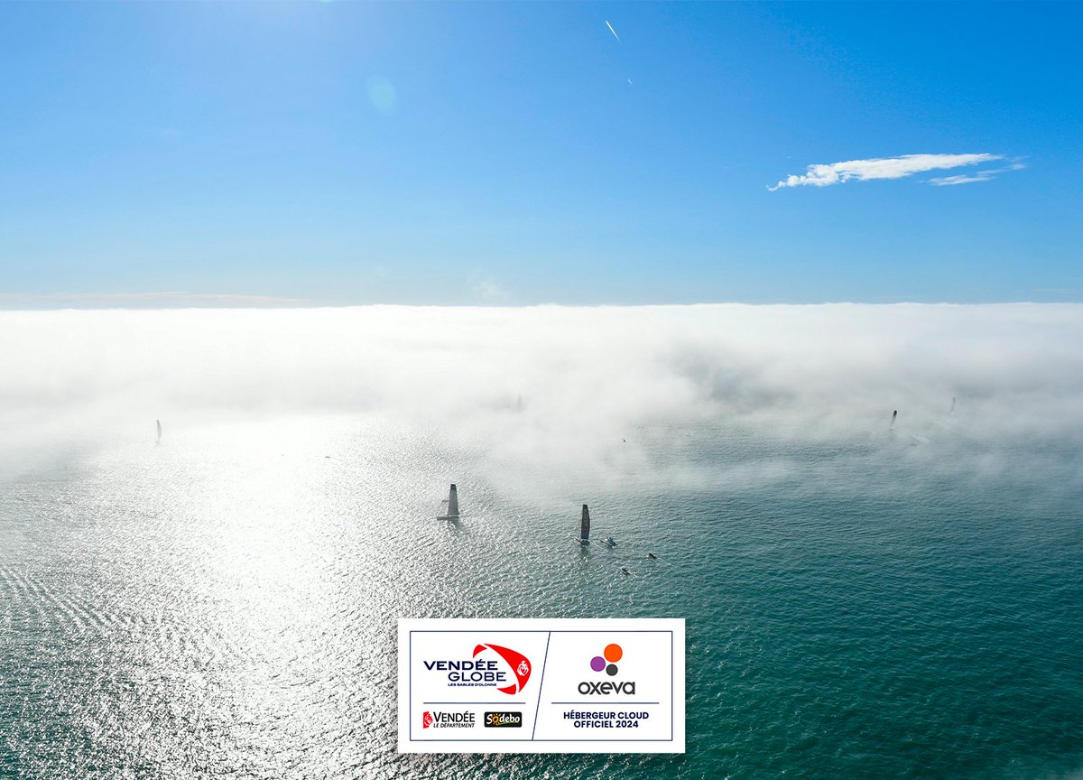 VendeeGlobe's tweet photo. Oxeva héberge les plateformes numériques du Vendée Globe 2024. ☁️   
Pour sa 10e édition, le Vendée Globe s’associe à @oxeva pour héberger sur son cloud 100 % français les plateformes numériques de sa course : un site web, une application et un serveur multimédia à fort trafic, exigeant performance et haute disponibilité. 👌
📲 Plus d'infos ▸ https://t.co/AgtUyPXqGW