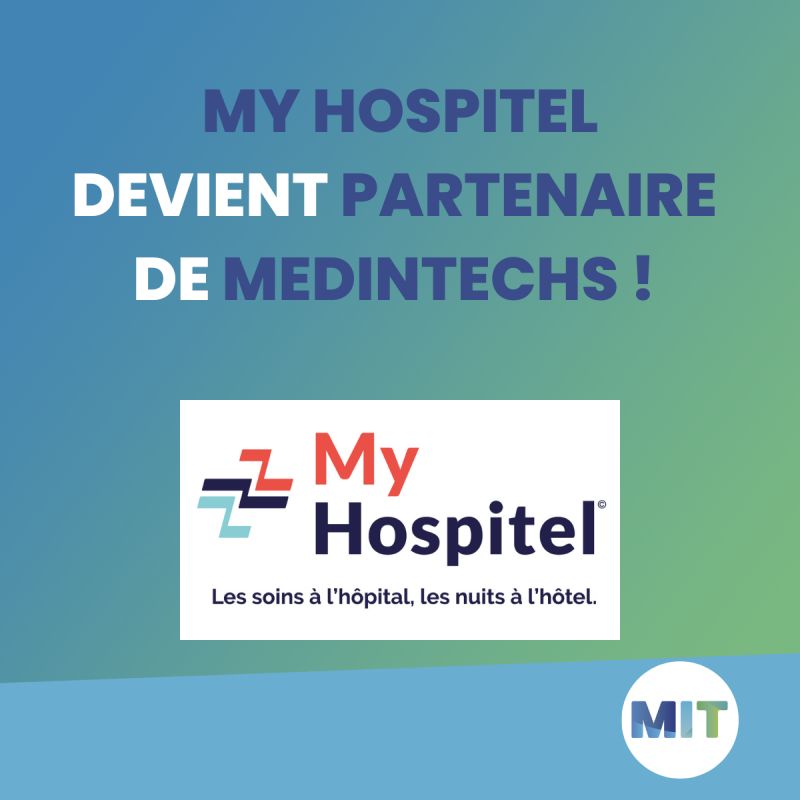 🤝 Nous sommes ravis d'annoncer notre partenariat avec MY HOSPITEL, la première plateforme web dédiée à l'externalisation des nuitées hospitalières.