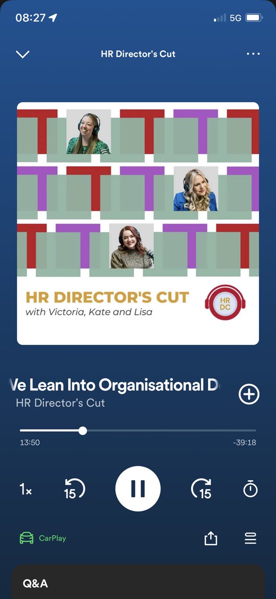 Brilliant HR Director’s Cut #podcast this week guest featuring <a href="/OutstandUK/">Garin Rouch FCIPD</a> talking all things #OD and the #SeniorLeadershipTeam 🧩