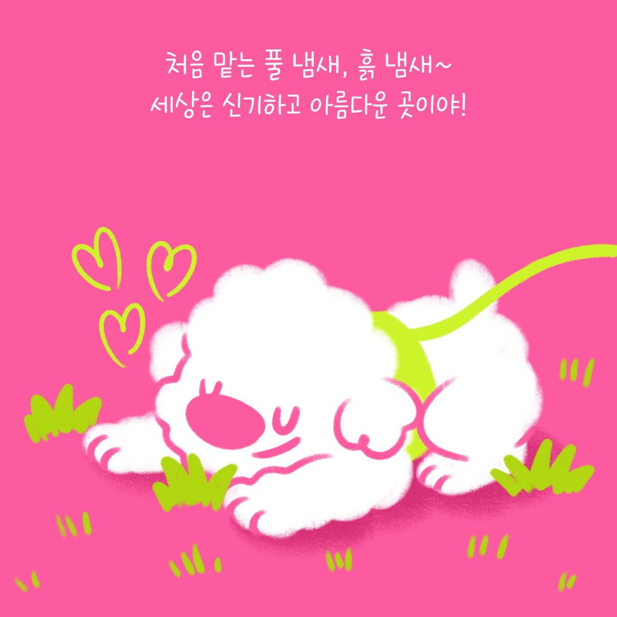weACTkorea's tweet photo. 나 숑숑이! 오늘은 산책이라는 걸 해봤지. 세상은 정말 아름다운 곳이야.

근데 말이야, 참 이상한 점이 있어.우리 엄마가 말하던 세상은 이 세상과는 너무 다르단 말이지!
 
한 번, 내 얘기를 들어볼래?

2023 WEACT CAMPAIGN
#사지않을개 #WEDONTBUYFAMILY 
#이상한나라의번식장 
@weactcampaign https://t.co/qCw5iV7uqS