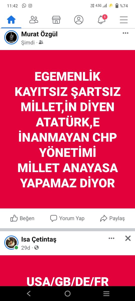 CHP MİLLETE GÜVENMİYOR BİRDE ATATÜRK,ÇÜ GEÇİNİYORLAR Hadi oradan