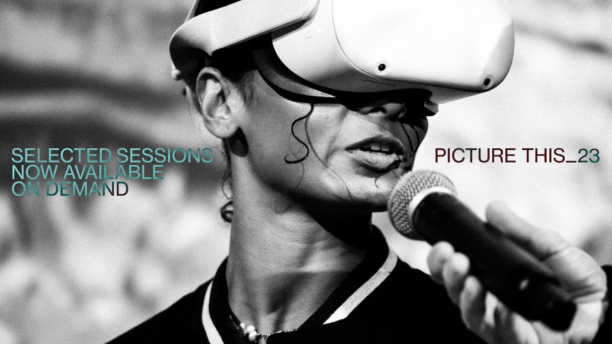 A selection of 6 sessions from PICTURE THIS_23 are now online.

(Re)watch, share and enjoy: 
picturethisconference.com/summary_23
