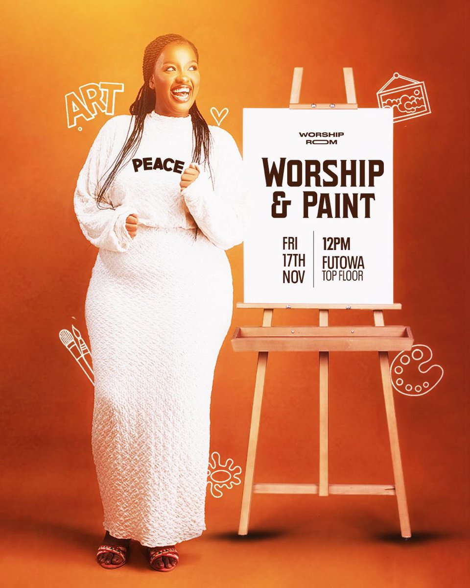 ends_therapy's tweet photo. Come Worship God today😄, I wan dance like mumu with Peace🤍😁(Voice of power)😁
 #futowa #futo #owerri #worshipandpaint https://t.co/09ISgbVBdV
