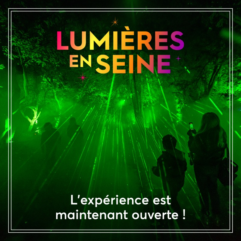 fever_fr's tweet photo. 🚨 Lumières en Seine est maintenant ouvert ! 🚨 Une promenade nocturne avec de toutes nouvelles illuminations vous attend à deux pas de Paris ! 💫 🌷🌛