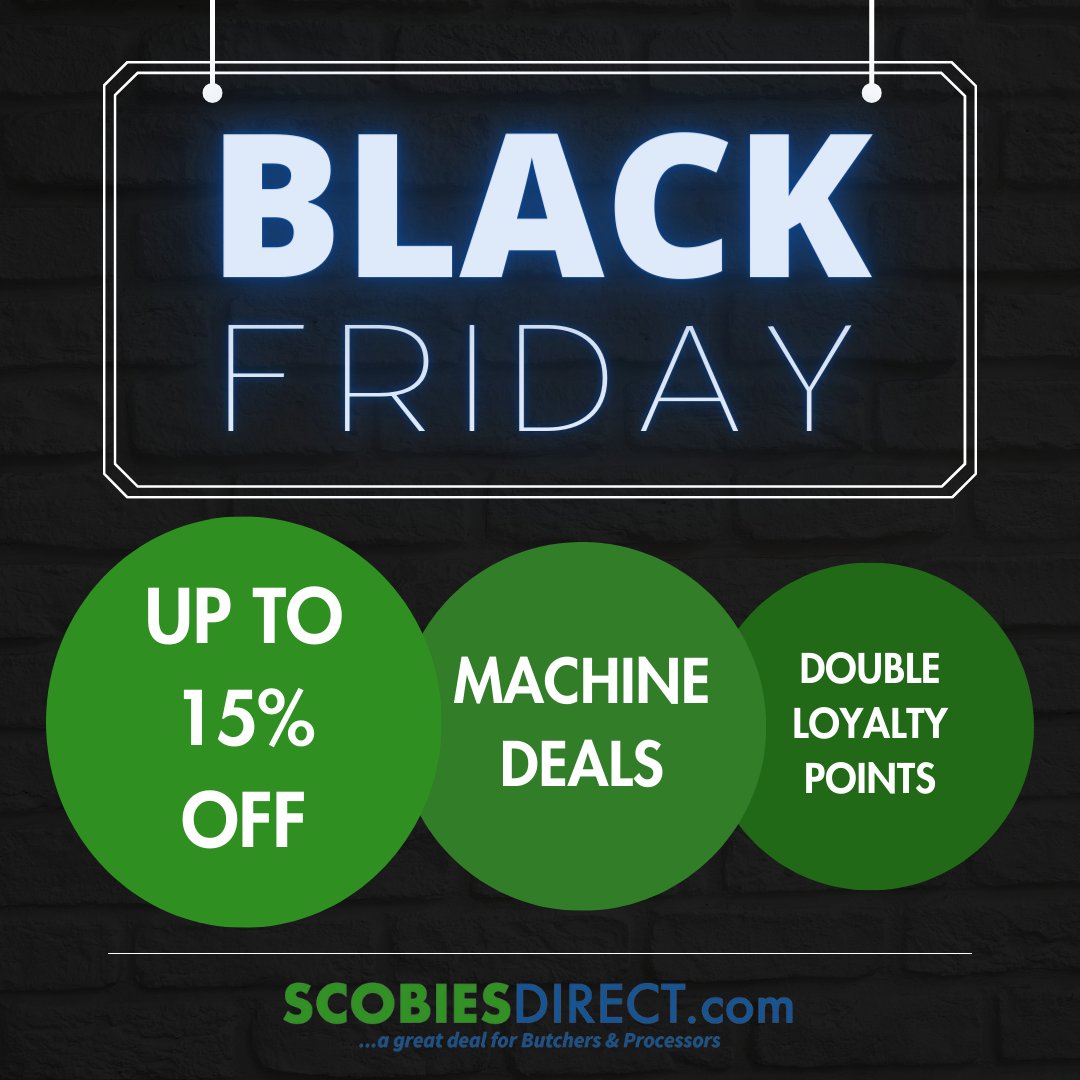 The most awaited shopping event of the year is upon us, and we're thrilled to bring you irresistible Black Friday Savings!

We have hot discounts of up to 15% off a whole range of products from essential knives to flavourful sauces and best selling machines like vacuum packers!