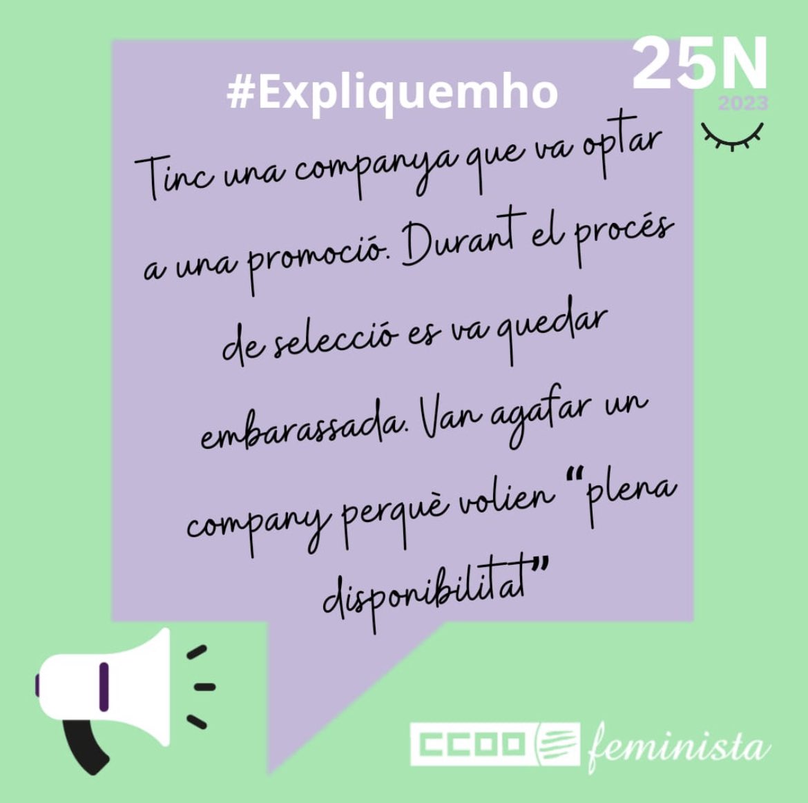isabelzapataalv's tweet photo. No necessitem inventar un guió perquè totes teniu una conpanya. I oi que tots teniu un company?
Si calles 🤫 ets còmplice així que
#ExpliquemHo
#ShaAcabat
#JoTambéTincUnaAmiga
#25NCCOO https://t.co/VCEgCnZQ64
