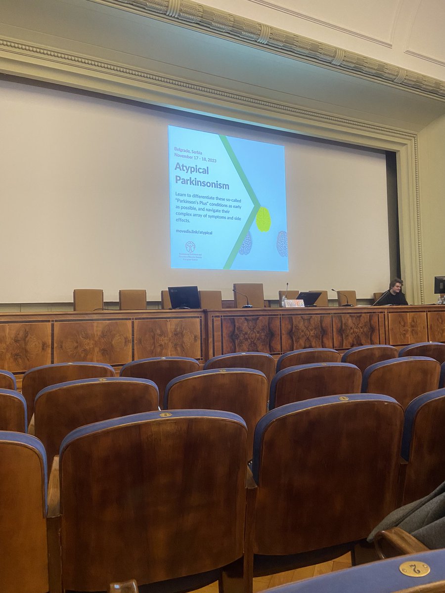 Very excited to be in Belgrade for <a href="/movedisorder/">MDS</a> 2 day course on Atypical Parkinsonism.