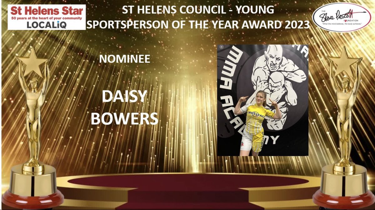 prideofsthelens's tweet photo. Here are the final Three Nominees for this years @sthelenscouncil
Young Sportsperson of the Year!
@MikhailGroup
Pride of St Helens Awards 2023
Daisy Bowers
Caitlin Barrow
Max Lamb
#Timebeproud #StHelens
@sthelensstar https://t.co/1g92ZavPSi