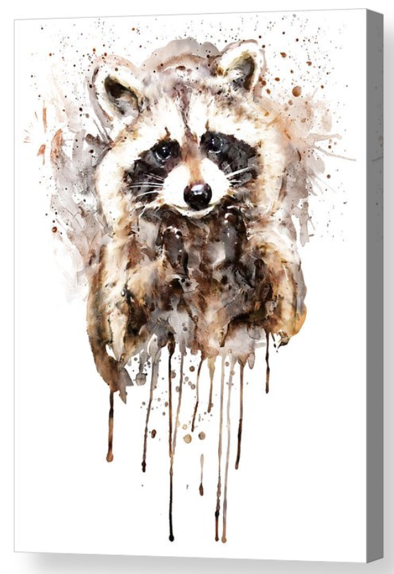 Get ready to fall in love with this adorable watercolor painting of a begging raccoon! The brown tones make it the perfect addition to any space, and it's an amazing gift idea for all the cute small animal lovers out there. #WatercolorArt #RaccoonLove 
fineartamerica.com/featured/beggi…