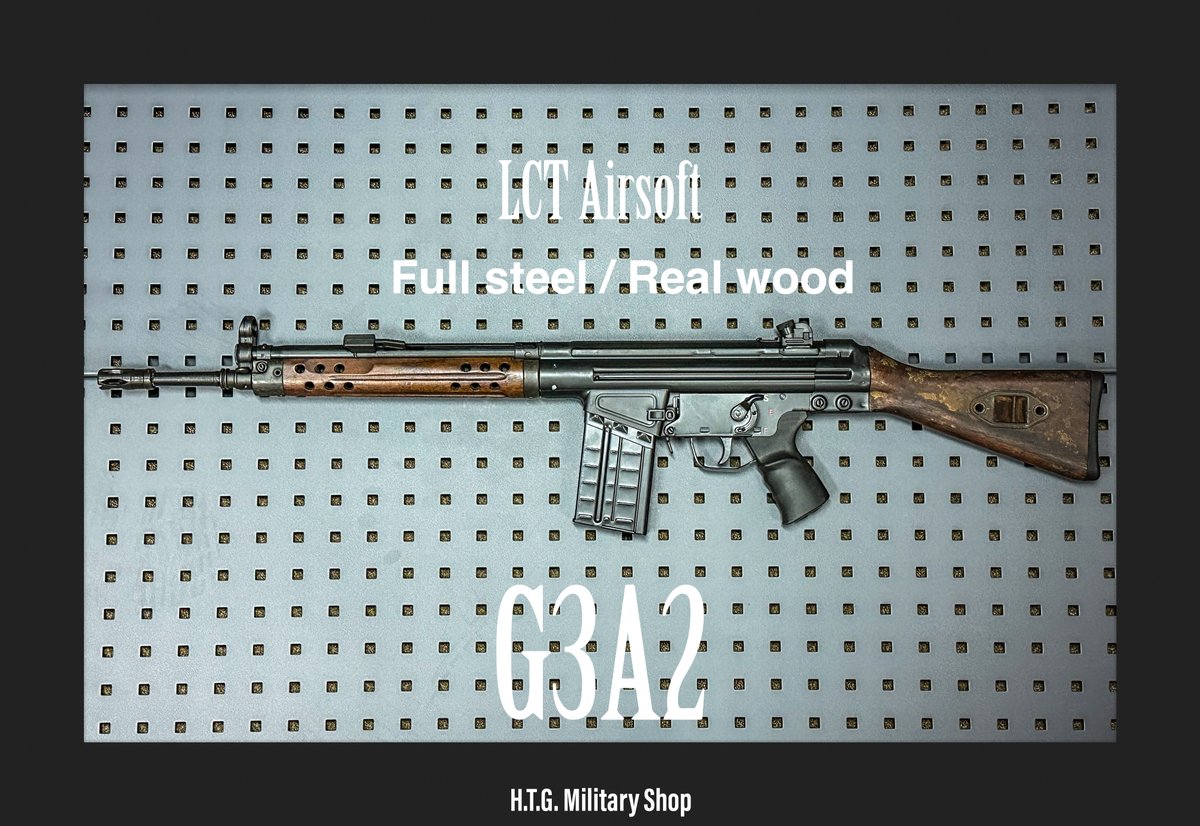 militaryshophtg's tweet image. LCT G3A2 電動ガン

ハンドガード/ストックは戦場で使い込まれた実銃のパーツから移植した希少性の高い商品です。

フルスチールとリアルウッドでリアリティー溢れる至高の電動ガン！いかがですか？？

商品ページこちら
hercules-gear.jp/shopdetail/000…

＃ミリタリーショップHTG
＃LCTAirsoft　
＃電動ガン