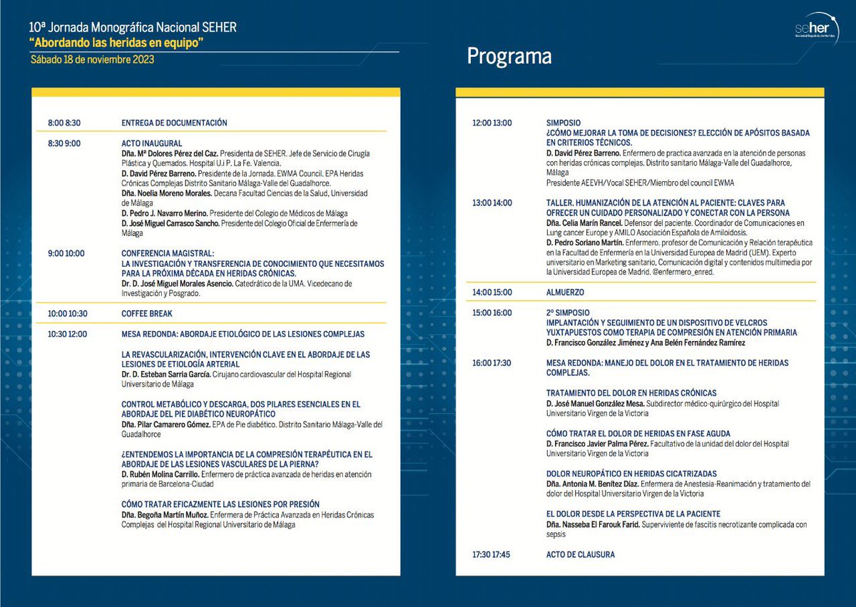 CMRancel's tweet photo. Mañana 18 de noviembre tengo el placer de impartir el taller 
📣 “#Humanización de la atención al #paciente”
en la #JornadaSEHER Nacional Monográfica de
@SEHERidas con @EnfermeroEnred.
¡Te esperamos!
Inscripciones: https://t.co/PQ0KN9Cvf6
#PatientAdvocacy #Enfermería #Psoriasis https://t.co/Kb1N6lTOxP