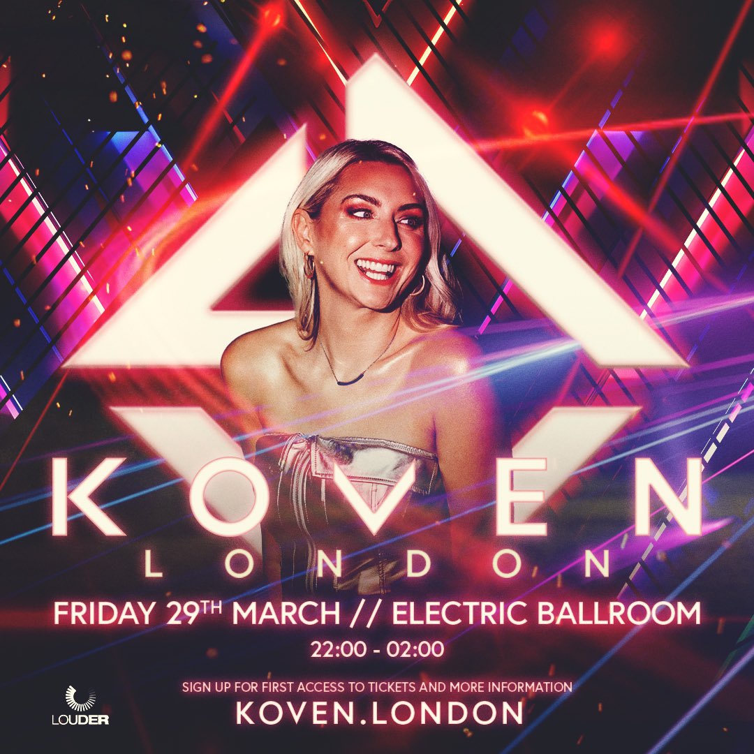 London ❤️❤️ sign up now for our next headline show at Electric Ballroom, Camden, Friday 29th March. Tickets go on sale Tuesday 28th November 10am. koven.london