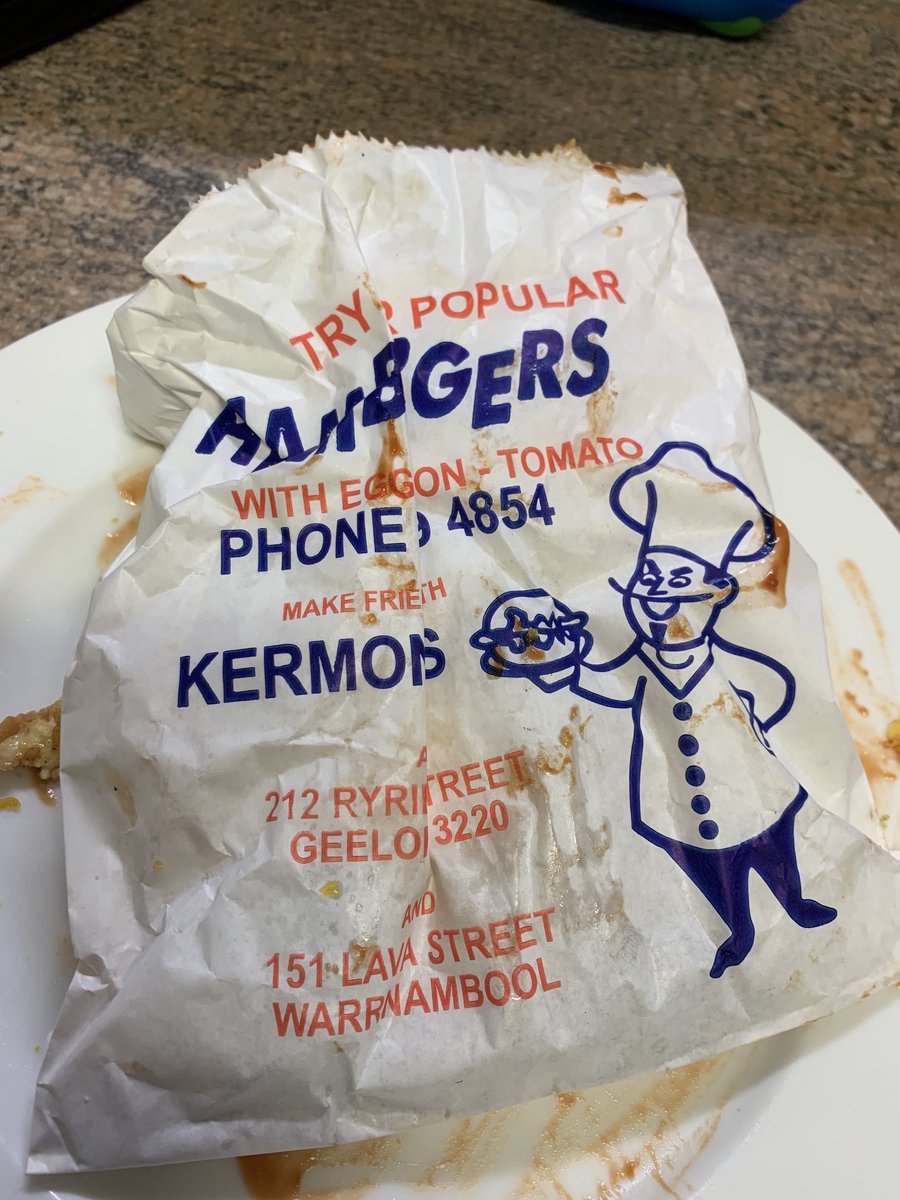 ⁦<a href="/PuntingBaron/">Punting Baron</a>⁩ can’t get much more local than this for dinner #iconic