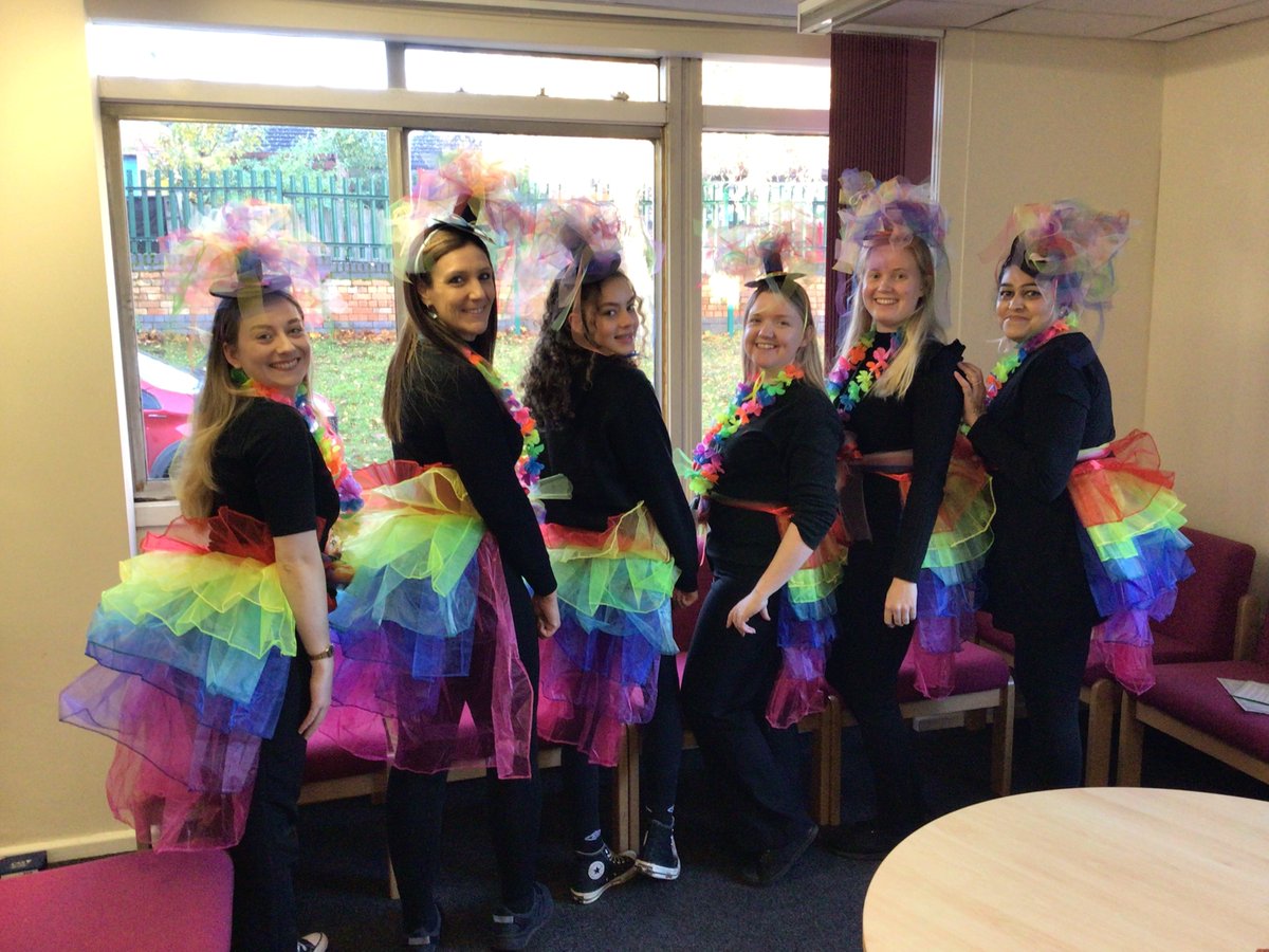 Today we are raising money for Children in Need <a href="/BBCCiN/">BBC Children in Need</a> by dressing in colours of happiness to reinforce positivity! Well done to our staff who always go above and beyond for our school! 🌈