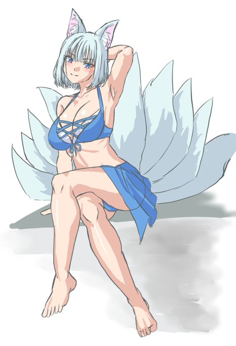 #加賀進水日結局水着になるというね… 