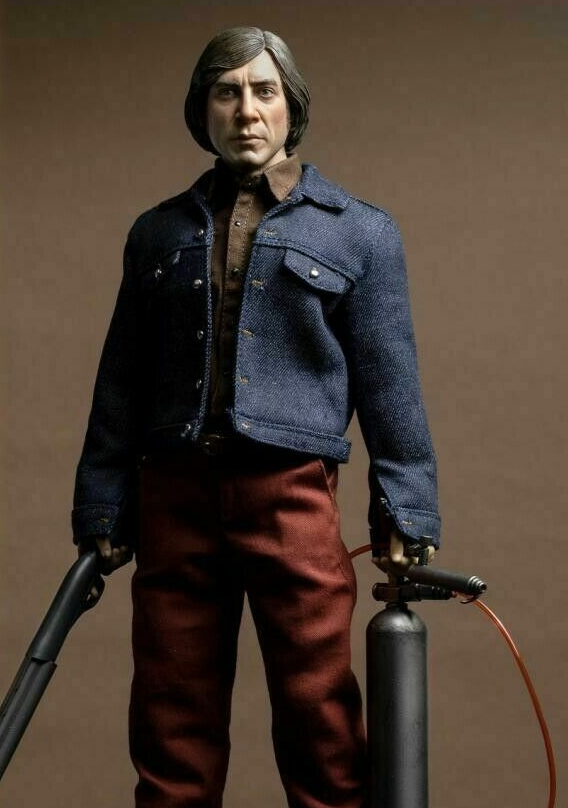 countryposting's tweet photo. If you are under 12 years of age you cannot use the Anton Chigurh skin in Fortnite. https://t.co/E3HNpgEQQ5