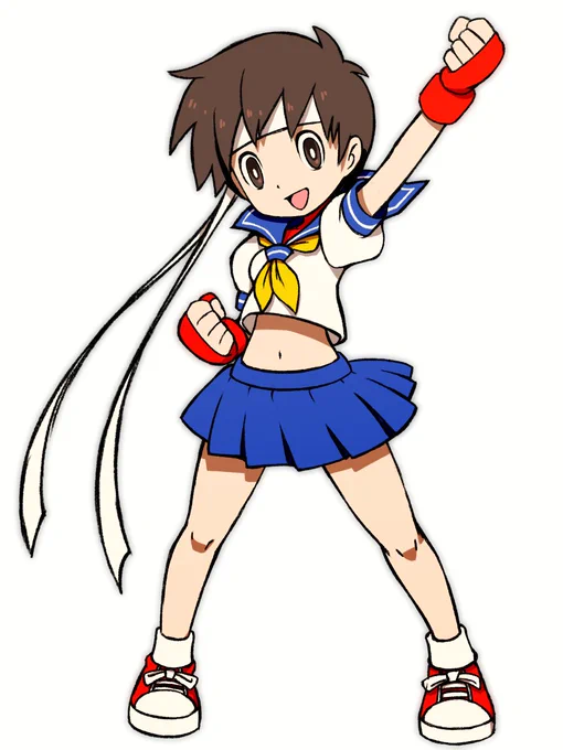 さくらGO! #春日野さくら #格ゲーキャラ描こうぜ 