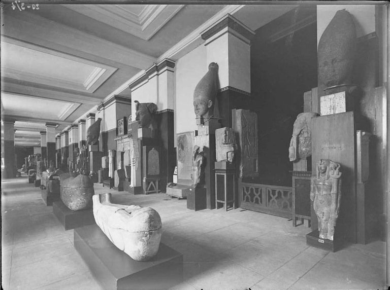 Bennu's tweet photo. The Egyptian Museum in Tahrir marks its 121st anniversary with the “Antiquities from Giza to Tahrir” exhibition and cultural activities.  https://t.co/BSmW1KzdOX https://t.co/hz3f1nUR82