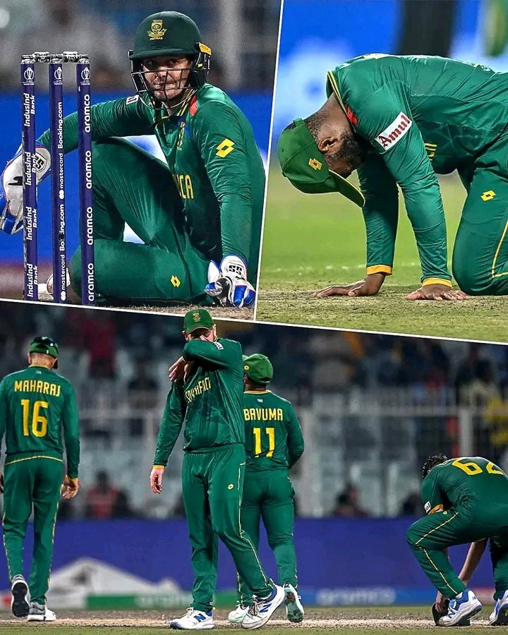 MalikShezz's tweet photo. South Africa's semi-final jinx continues! 🇿🇦💔
What's going wrong for them? 🧐
#SouthAfrica #Cricket #CWC23 https://t.co/h2velT8fAD