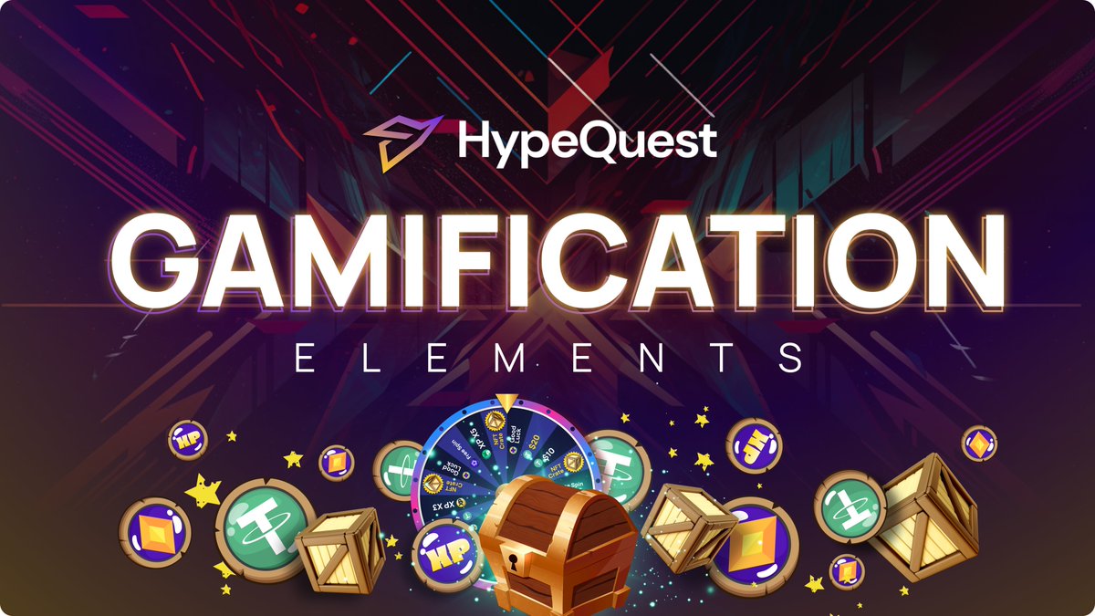 Elevate your #airdrop experience with #Hypequest's Gamification Elements🎮

Earn badges, top leaderboards, and conquer challenges for maximum engagement, excitement &amp; rewards💰  

Follow us to learn more🚀