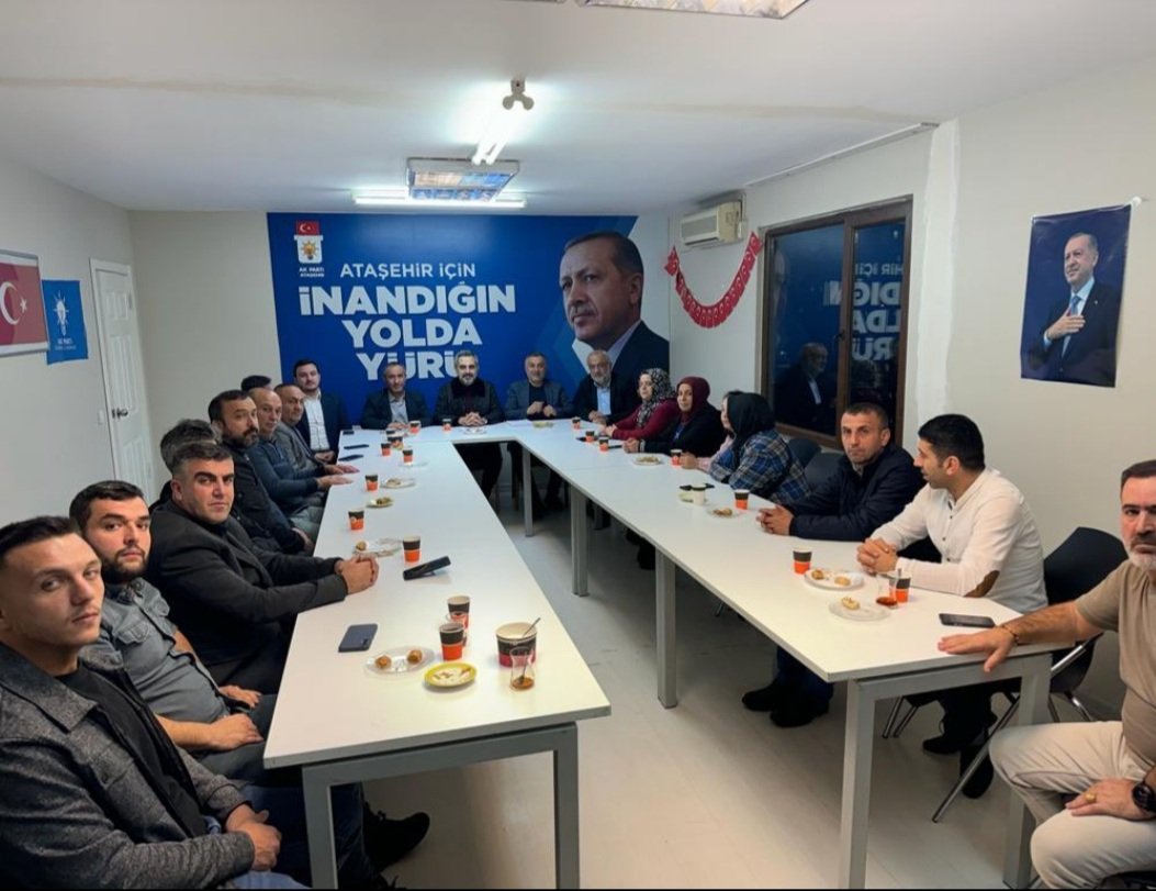 Haftalık toplantımızı ilçe başkanımız <a href="/burakcifci34/">Burak ÇİFCİ</a> ilçe teşkilat başkanımız <a href="/halilibrahimYZC/">Halil İbrahim YAZICI</a> meclis üyemiz <a href="/salihkizilhan/">Salih kızılhan</a> ilçe yönetim kurulu üyelerimiz <a href="/erdemveysel19/">Veysel Erdem</a> ve bütün Teşkilatımız katılımıyla gerçekleştirdik 

<a href="/atasehirakparti/">AK Parti Ataşehir</a> 
<a href="/osmannnurika/">Osman Nuri Kabaktepe</a> 
<a href="/burakcifci34/">Burak ÇİFCİ</a>