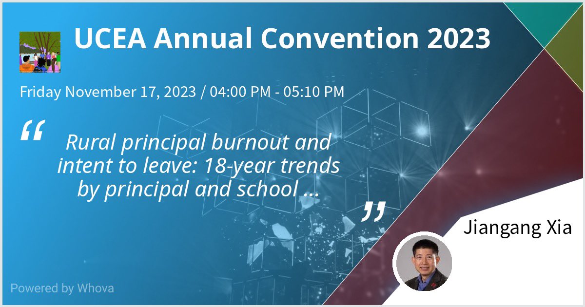 Jiangang Xia (@jiangangxia) on Twitter photo Want to know the historical trends of and the rural and gender gaps of principals burnout and their intent to move/leave? Please come to our session tomorrow <a href="/UCEA/">UCEA</a> #ucea2023 <a href="/UNL_CEHS/">Nebraska College of Education and Human Sciences</a> <a href="/NebraskaEDAD/">Nebraska EDAD</a> <a href="/DrDeMatt/">David DeMatthews</a> <a href="/CarolAMullen2/">Carol A Mullen</a> Want to know the historical trends of and the rural and gender gaps of principals burnout and their intent to move/leave? Please come to our session tomorrow <a href="/UCEA/">UCEA</a> #ucea2023 <a href="/UNL_CEHS/">Nebraska College of Education and Human Sciences</a> <a href="/NebraskaEDAD/">Nebraska EDAD</a> <a href="/DrDeMatt/">David DeMatthews</a> <a href="/CarolAMullen2/">Carol A Mullen</a>