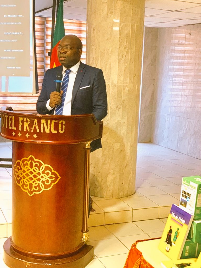 RR_IAI_Abanda's tweet photo. Immense convivialité lors de la Conférence Régionale de l'Association Internationale des Femmes des radios et télévisions ! De nombreuses bourses de formations MIJEF offertes. Un engagement fort pour  l'autonomisation des femmes du  monde des médias par les TIC!  🌐💻 #EmpowerWom https://t.co/yLyxa1ySPx