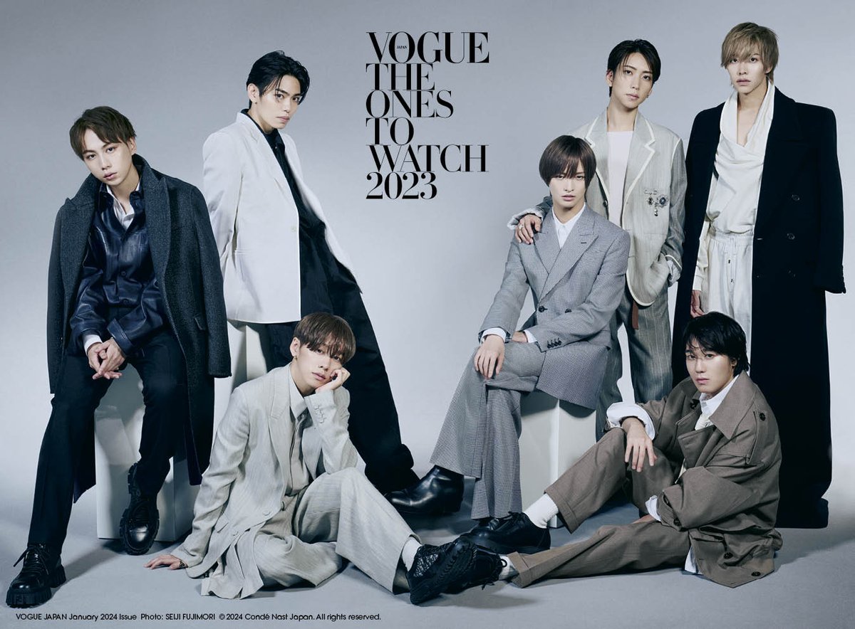 voguejp's tweet photo. 2023年を彩った才能あふれる表現者たち。 

VOGUE JAPANが選ぶ2023年の #THEONESTOWATCH に #IMP. (@_7mp_official_) が選出！

メンバーたちが質問に答えたスペシャル動画も。インタビュー全文はこちら： https://t.co/qOKy7LYm6g https://t.co/Cb7OuOuYol