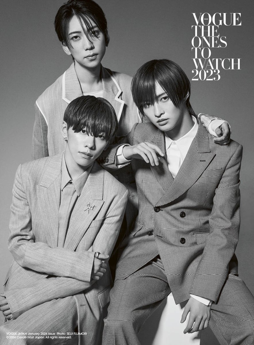 voguejp's tweet photo. 2023年を彩った才能あふれる表現者たち。 

VOGUE JAPANが選ぶ2023年の #THEONESTOWATCH に #IMP. (@_7mp_official_) が選出！

メンバーたちが質問に答えたスペシャル動画も。インタビュー全文はこちら： https://t.co/qOKy7LYm6g https://t.co/Cb7OuOuYol